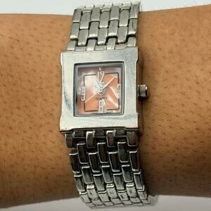 Silver & Pink Terner Men's Watch